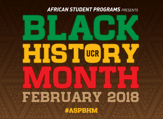 African Student Programs Black History Month February 2018 #ASPBHM